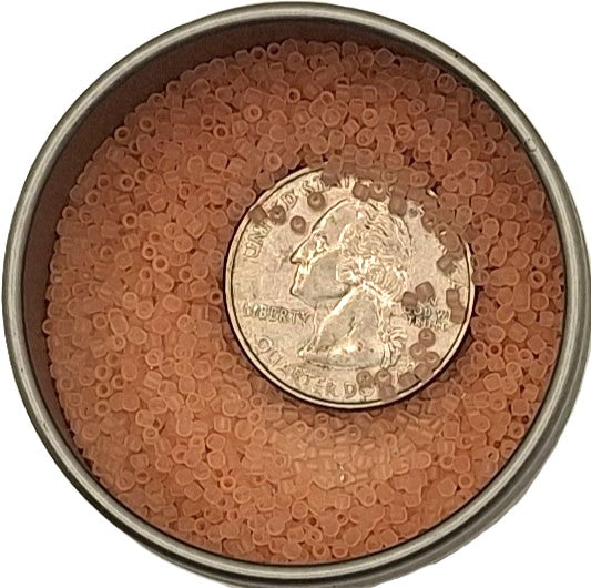 15/0 Rosaline Transparent Matte Toho Round Seed Beads 10g
