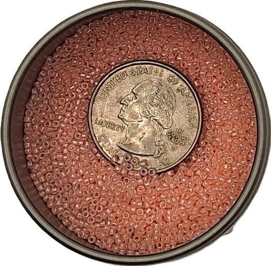 15/0 Innocent Pink Ceylon Toho Round Seed Beads 10g