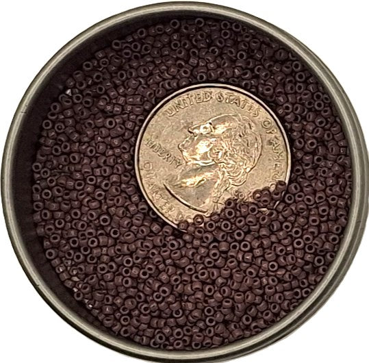 15/0 Lavender Opaque Toho Round Seed Beads 10g