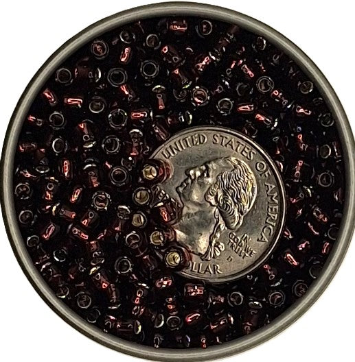 6/0 Amethyst Purple Transparent Silver-Lined Toho Round Seed Beads 25g