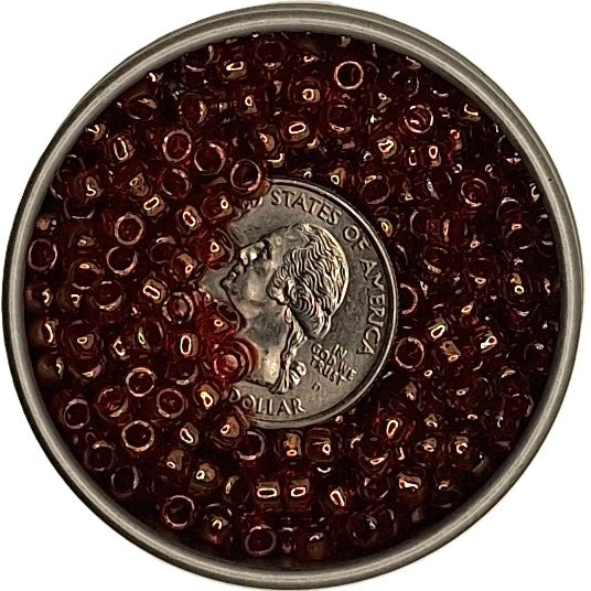 6/0 African Sunset Gold Luster Toho Round Seed Beads 25g