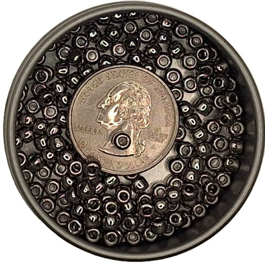 6/0 Nickel Metallic Toho Round Seed Beads 10g