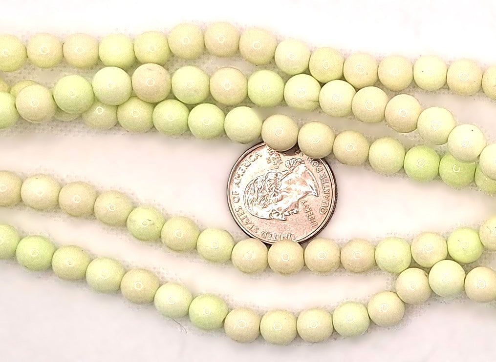 8mm Chrysoprase Round Gemstone Beads 8-inch Strand