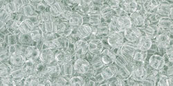 3/0 Clear Transparent Toho Round Seed Beads 25g