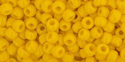 3/0 Sunshine Yellow Opaque Toho Round Seed Beads 25g