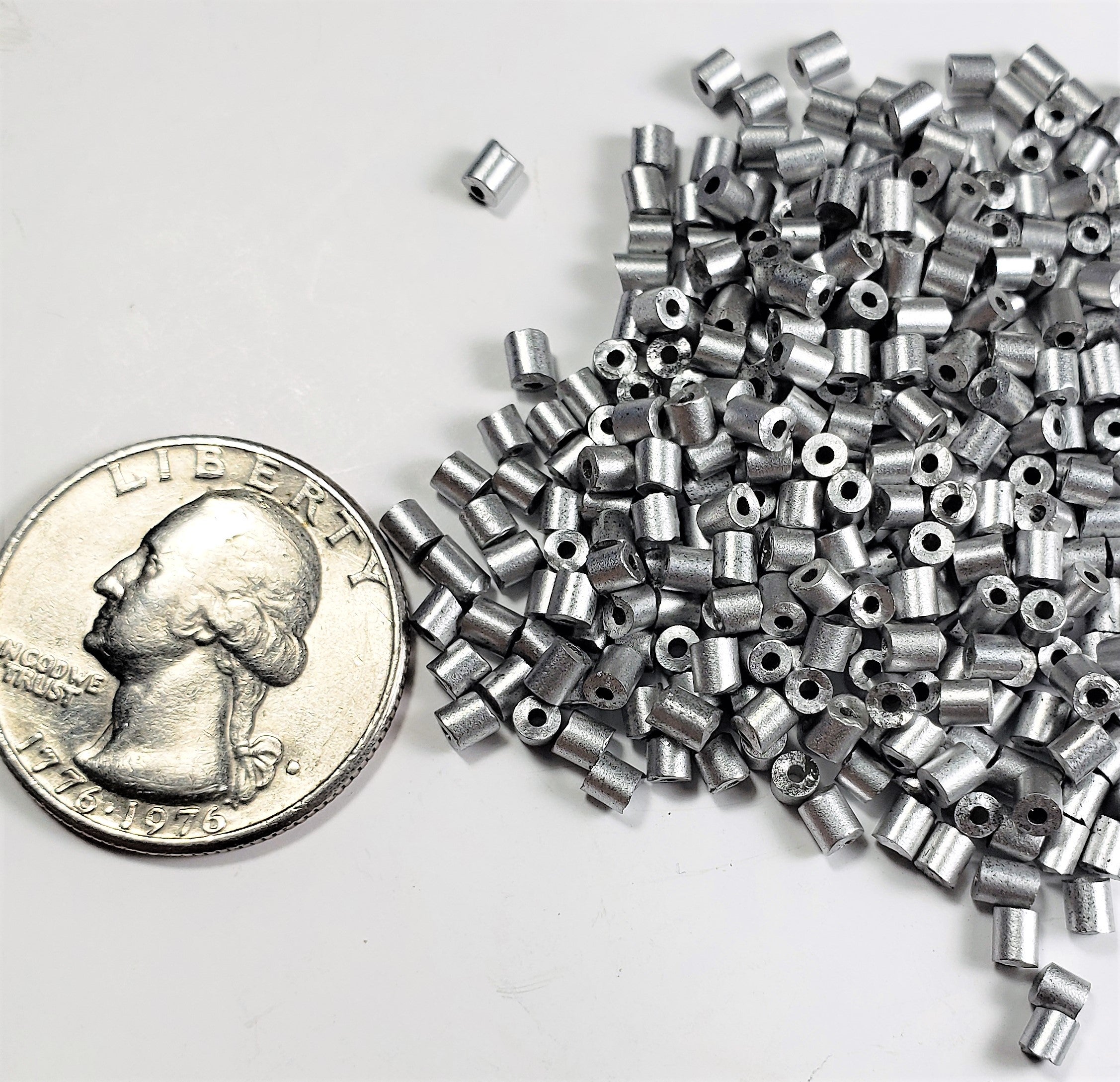 Silver Czech Glass Size 1 Bugle Beads 25g
