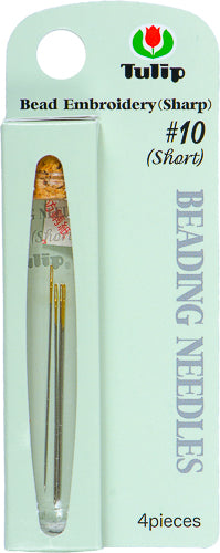 Size 10 S Tulip Beading Needle Pack of 4
