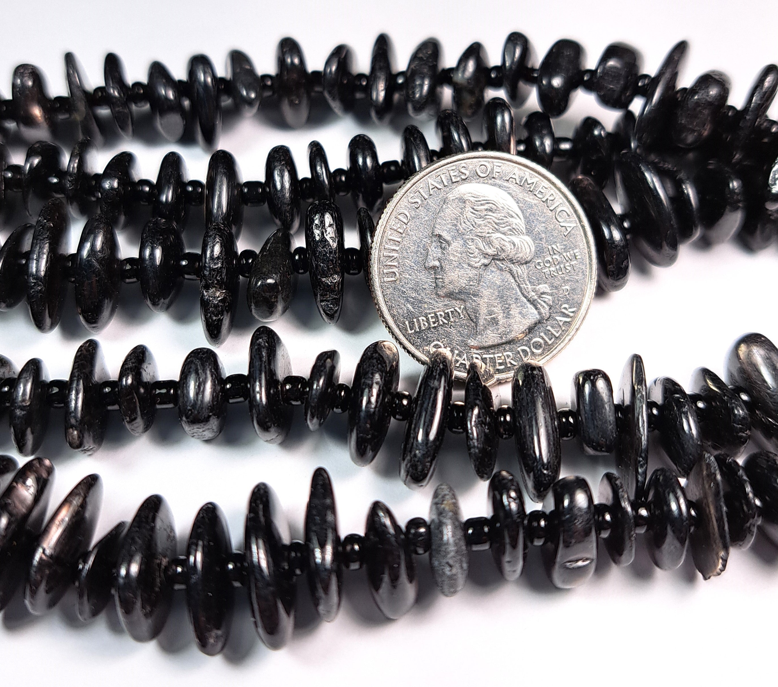 8-12mm Kiln Line Freeform Chip Gemstone Beads 8-Inch Strand