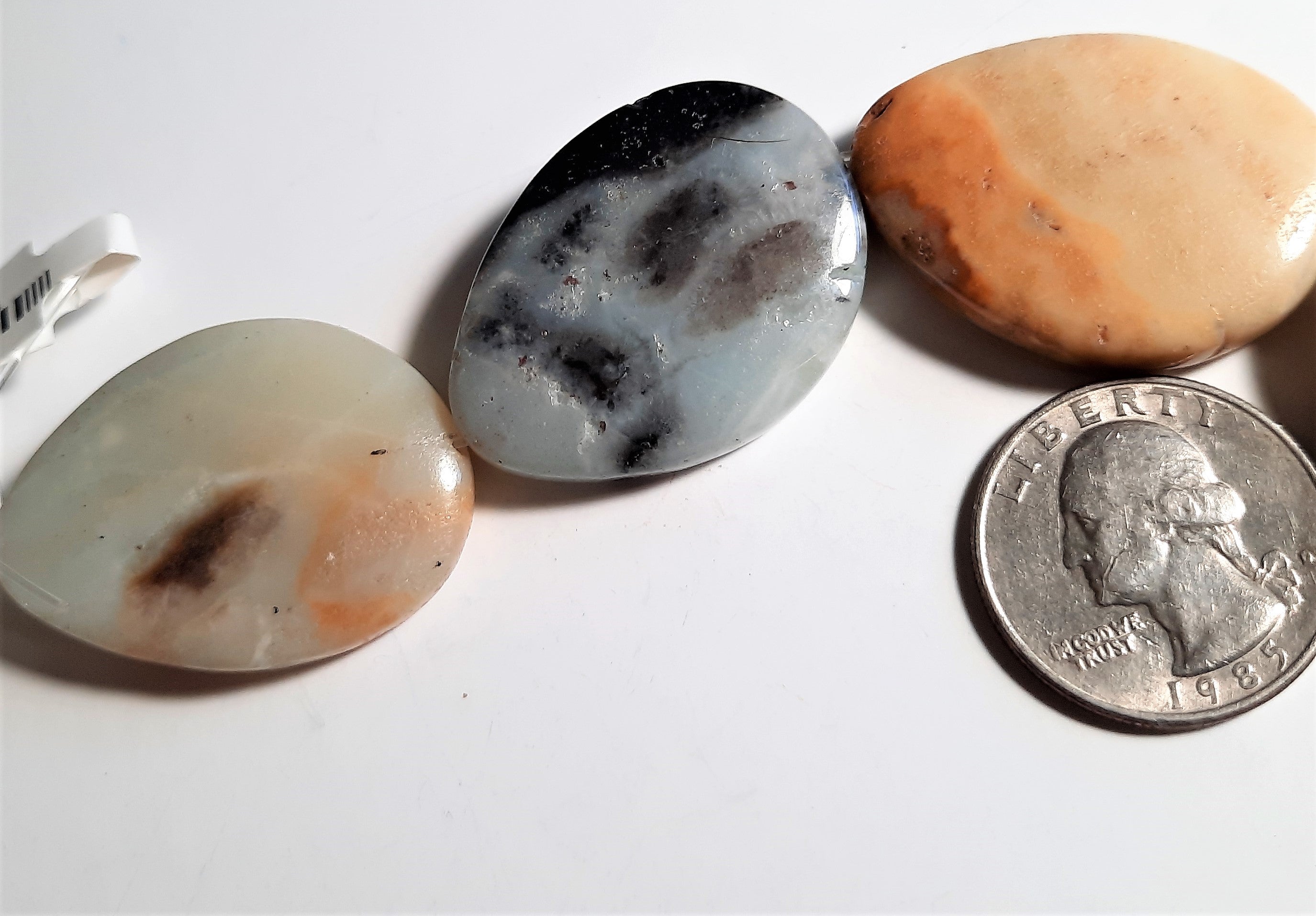 Black-Gold Amazonite 25x35 Free Form Oval 3ct Dakota Stones