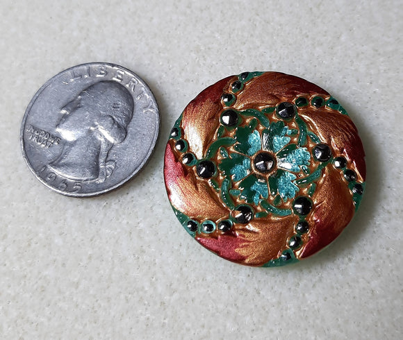Czech Glass Art Buttons