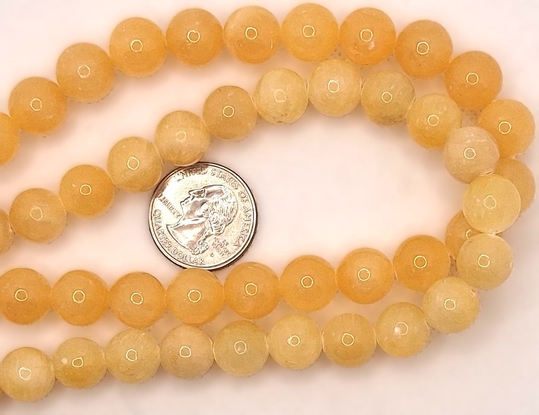 12mm Argonite Round Gemstone Beads 16-inch Strand