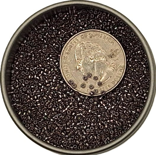 15/0 Medium Amethyst Transparent Silver-Lined Luster Toho Round Seed Beads 10g