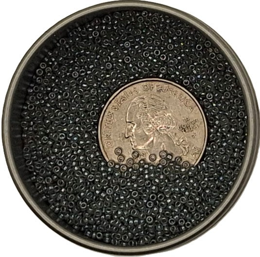 15/0 Smoke Ceylon Toho Round Seed Beads 10g