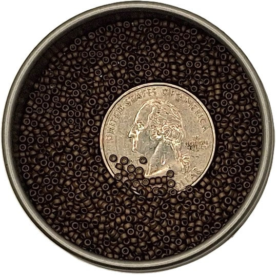 15/0 Bronze Matte Metallic Toho Round Seed Beads 10g