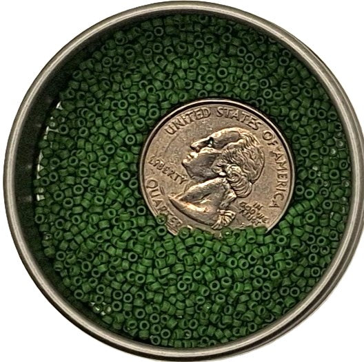 15/0 Semi Glazed Clover Round Seed Beads 10g
