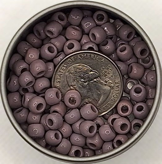 3/0 Lavender Opaque Toho Round Seed Beads 25g
