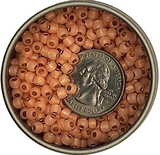 6/0 PermaFinish Milky Hyacinth Opal Silver-Lined Toho Round Seed Beads 25g