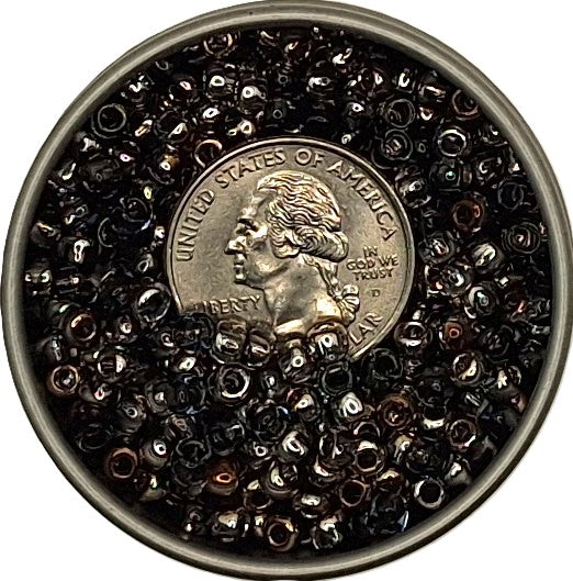 6/0 HYBRID Half Silver Bronze Toho Round Seed Beads 25g