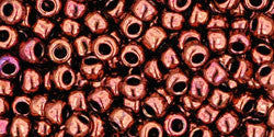 3/0 Dark Bronze Metallic Toho Round Seed Beads 25g