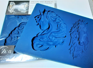 Areion and Boreas Horse Molds Food Safe by Zuri Designs