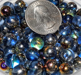 8mm Light Sapphire Marea Smooth Round Czech Glass Druk Beads 30ct