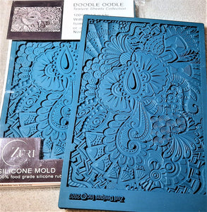 Doodle Oodle Texture Sheet Mold Food Safe by Zuri Designs