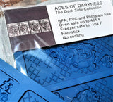 Aces of Darkness Skull Playing Cards Food Safe Mold by Zuri Designs