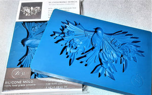 Blossoming Wings Flower Bird Mold Food Safe from Zuri Designs