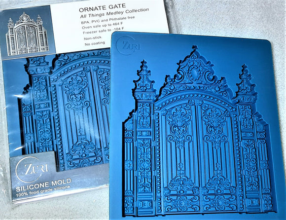Ornate Gate Mold Food Safe by Zuri Designs