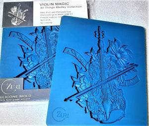 Violin Magic Music Note Mold Food Safe by Zuri Designs
