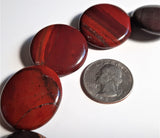 Apple Jasper 30mm Coin 3ct Dakota Stones