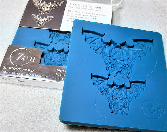 Bat King Food Safe Skull Small Mold by Zuri Designs