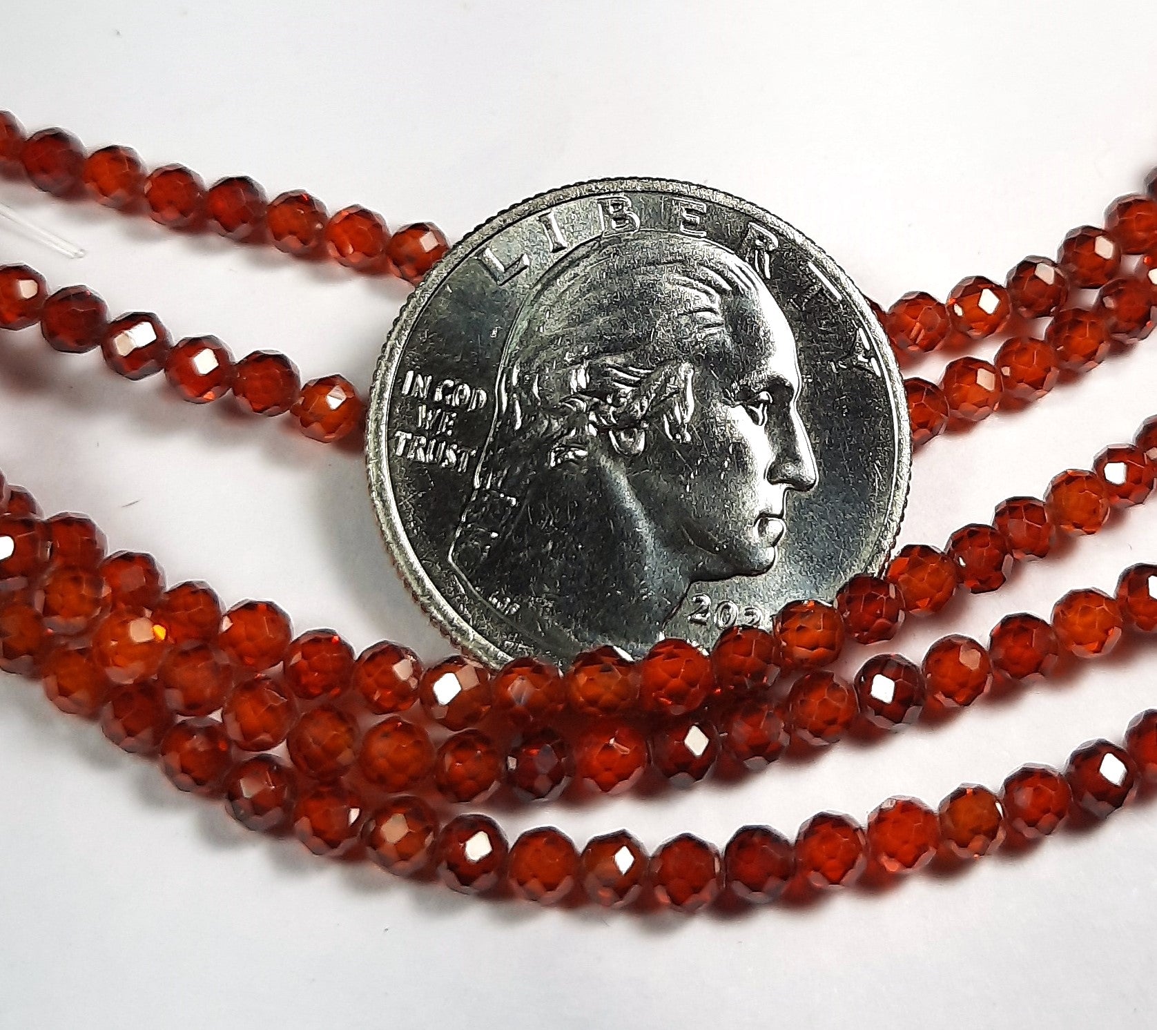 8mm Bright Red Faceted Chinese Crystal Strand – Beads, Inc.