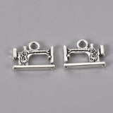 14x19mm Sewing Machine Charms in Antique Silver